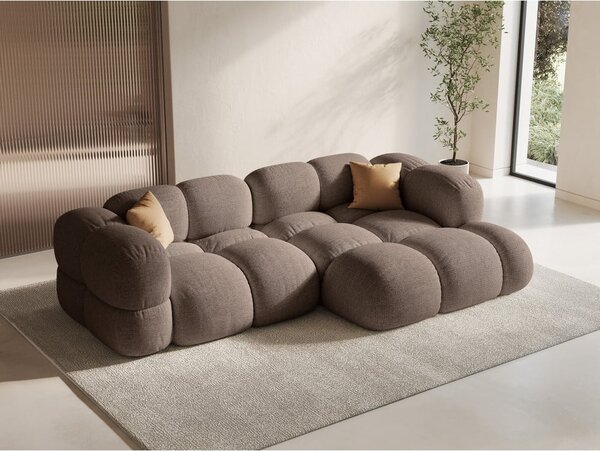 Кафяв ъглов диван (десен ъгъл) Loretto – Cosmopolitan Design