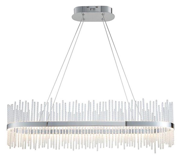 Endon 107109 - LED полилей на тънък кабел LED/47W/230V 3000K лъскав хром