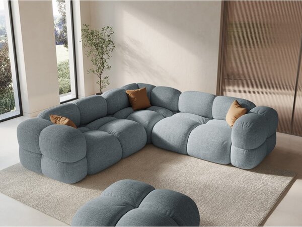 Светлосин ъглов диван Loretto – Cosmopolitan Design