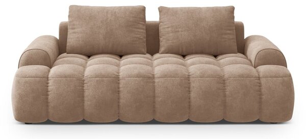 Светлокафяв кадифен диван 200 cm Linz – Cosmopolitan Design