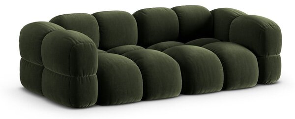Зелен кадифен диван 250 cm Loretto – Cosmopolitan Design