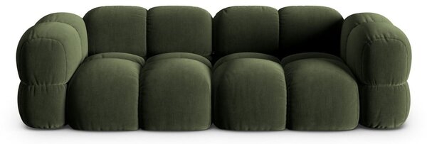 Зелен кадифен диван 250 cm Loretto – Cosmopolitan Design