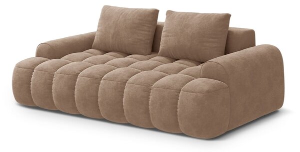 Светлокафяв кадифен диван 200 cm Linz – Cosmopolitan Design