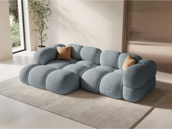 Светлосин ъглов диван (ляв ъгъл) Loretto – Cosmopolitan Design