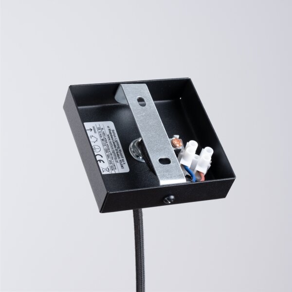 Sollux SL.1400 - Пендел PRYSM 1xG9/8W/230V черен