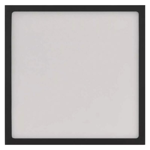LED Плафон LED/21W/230V 3000/3500/4000K 22,5x22,5 см черен