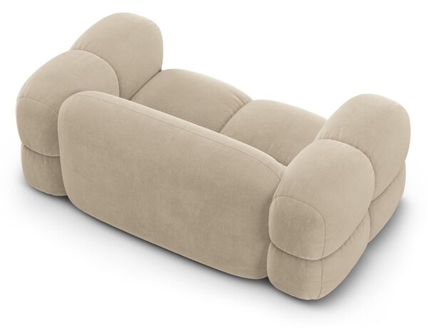 Бежов кадифен диван 180 cm Loretto – Cosmopolitan Design