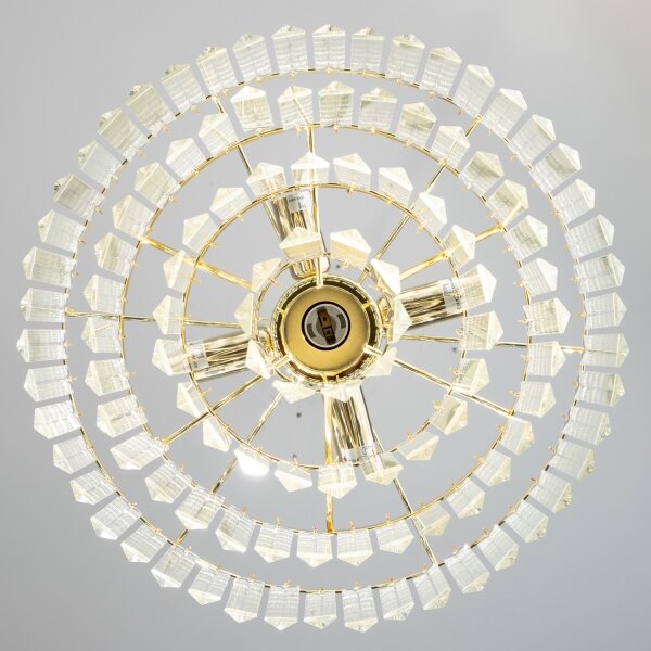 Brilagi - LED Кристален пендел MOZART 5xE14/40W/230V златист