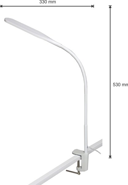 LED регулируема лампа 3в1 LED/10W/230V 3000/4000/6000K CRI 90 бяла