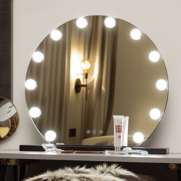 Brilagi - LED регулируемо грим огледало HOLLYWOOD LED/12W/230V 3000/4000/6500K