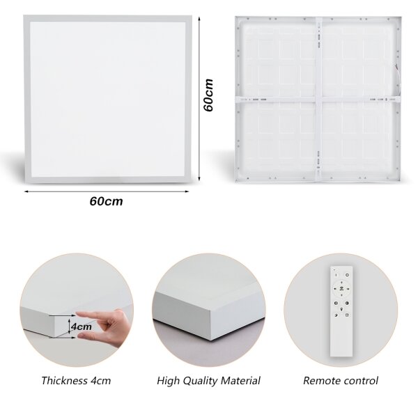 Brilagi-LED Димируемо осветление за баня FRAME SMART LED/50W/230V IP44 бяло+DO