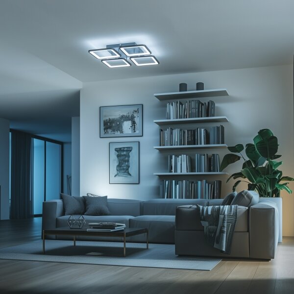 Brilagi - LED Димируем полилей за повърхностен монтаж SQUARED LED/85W/230V 3000-6500K + д.у