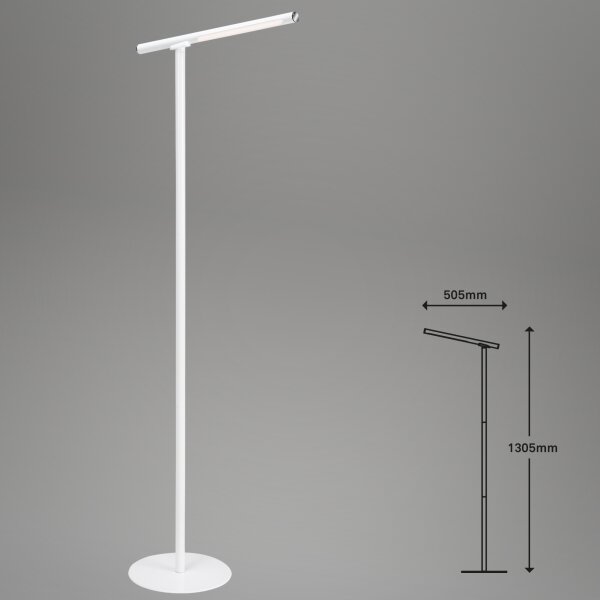 Briloner 1384-016 - LED регулируема настолна лампа 2в1, 2,3W, 5V