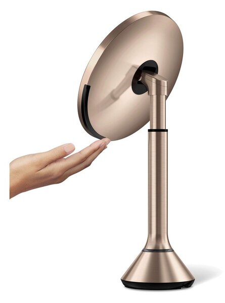 Козметично огледало със светлина/увеличително (5x) ø 20 cm Sensor – simplehuman