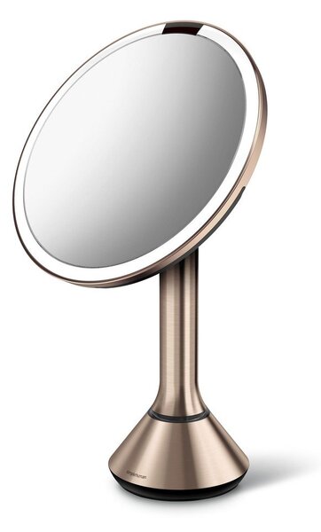 Козметично огледало със светлина/увеличително (5x) ø 20 cm Sensor – simplehuman