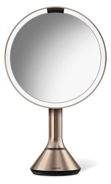 Козметично огледало със светлина/увеличително (5x) ø 20 cm Sensor – simplehuman