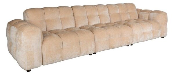 Бежов кадифен модулен диван 364 cm Hackman – Dutchbone
