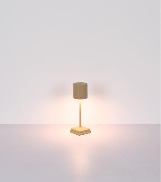 Globo 58487S - LED димируема сензорна презареждаема настолна лампа DIXON 1,5W/5V 2200 mAh бежова