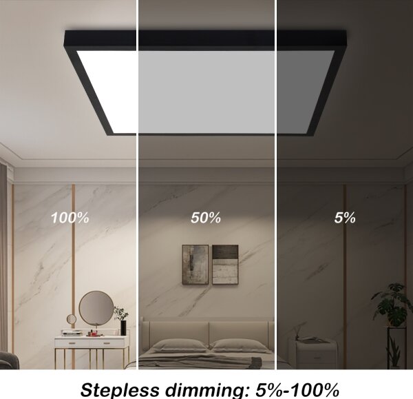 Brilagi-LED Димируемо осветително тяло за баня FRAME SMART LED/50W/230V IP44 черно+ДУ