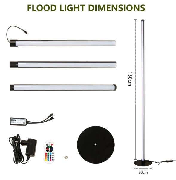 Immax NEO 07776L - Димируема LED RGB лампа AMBIENTE LED/12W/230V Wi-Fi Tuya + дистанционно управление