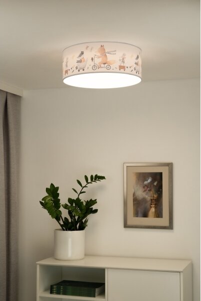 Duolla - LED детско таванно осветление CORTINA LED/26W/230V пр. 40 см 4000K