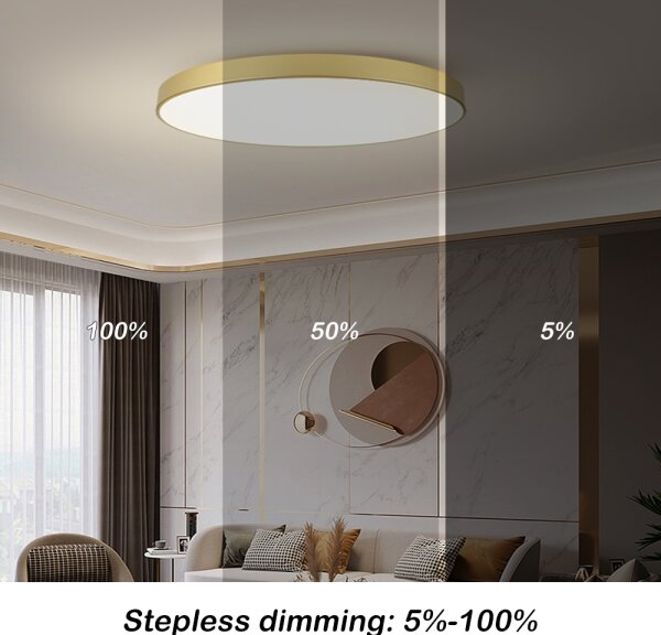 Brilagi -LED димируемо осветително тяло POOL SMART LED/180W/230V 120 cm златисто Wi-Fi Tuya+ДУ