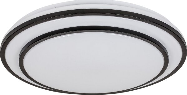 Rabalux 2130 - LED димируемо таванно осветително тяло LUPITA LED/40W/230V черно + дистанционно управление