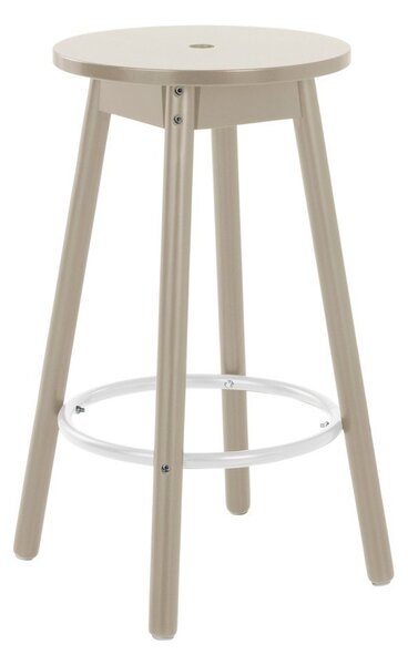 Сив бар стол от масивен бор (височина на седалката 65 cm) Kinna – Jotex