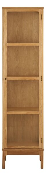 Висока витрина „Cabinet“, в естествен цвят, 40x47x180 см