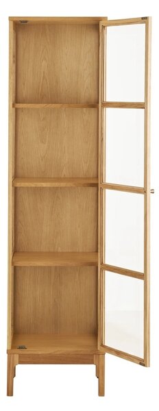 Висока витрина „Cabinet“, в естествен цвят, 40x47x180 см