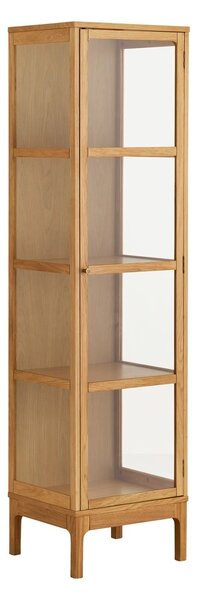Висока витрина „Cabinet“, в естествен цвят, 40x47x180 см