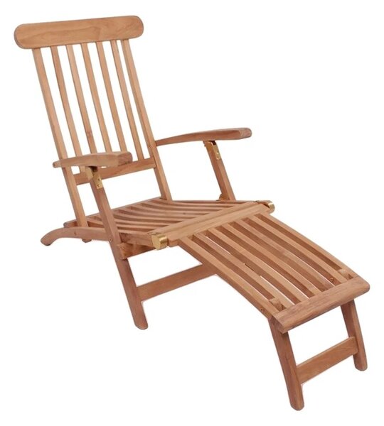 Sezlong terasa Arrecife, Natural, 150x60x95 cm