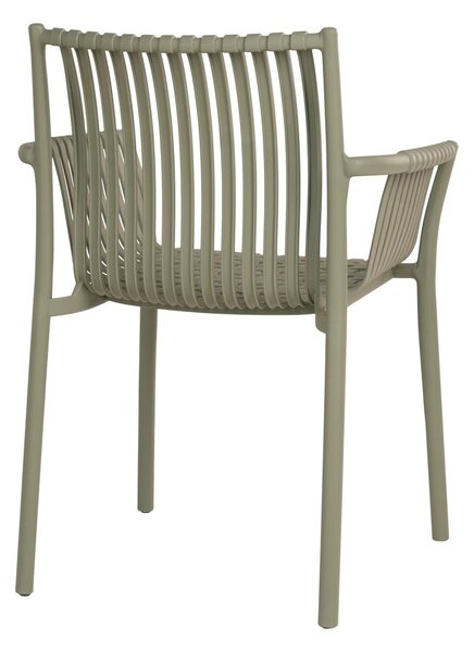 Scaun gradina Tulsa, Verde, 59.5x56.5x82.5 cm