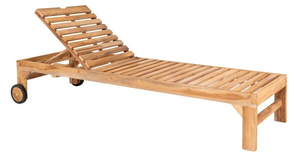 Sezlong Andorra, Natural, 200x62x30 cm