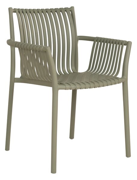Scaun gradina Tulsa, Verde, 59.5x56.5x82.5 cm