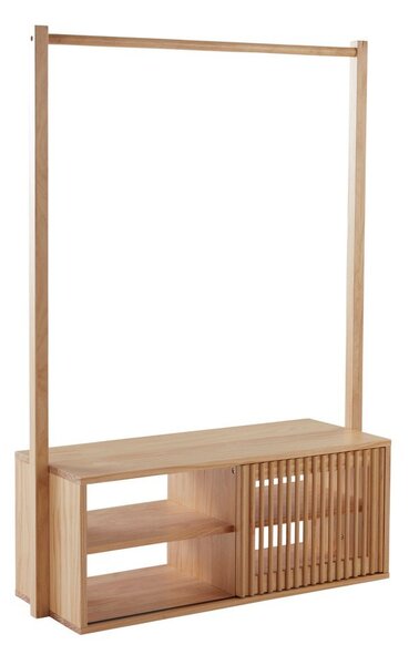 Комплект за коридор от масивен бор в светло естествен цвят 108x200x42 cm Svanshall – Jotex