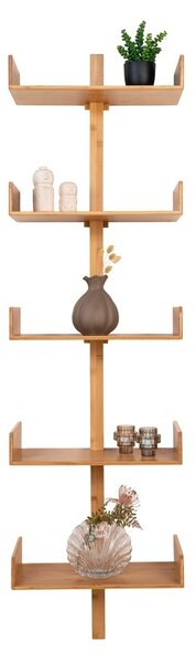 Raft de perete Villa, Natural, 25x50x180 cm