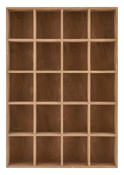 Raft de perete, Natural, 10x44x63 cm