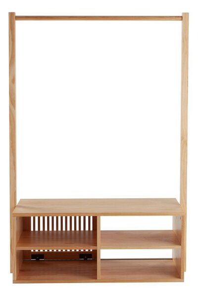 Комплект за коридор от масивен бор в светло естествен цвят 108x200x42 cm Svanshall – Jotex