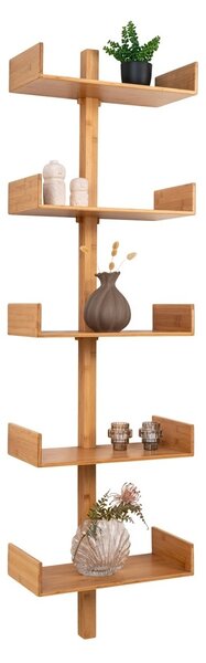 Raft de perete Villa, Natural, 25x50x180 cm