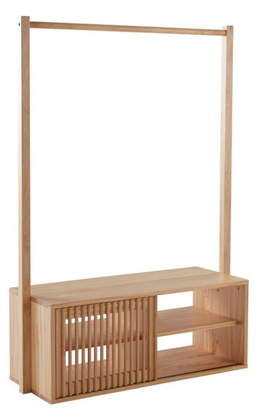 Комплект за коридор от масивен бор в светло естествен цвят 108x200x42 cm Svanshall – Jotex
