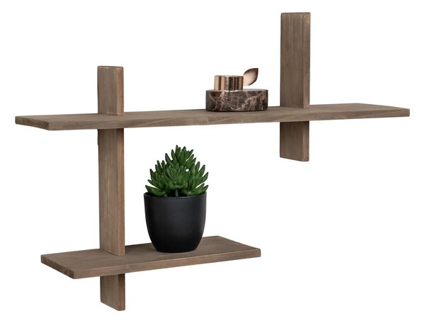 Raft de perete Ovada, Natural, 15x60x44 cm