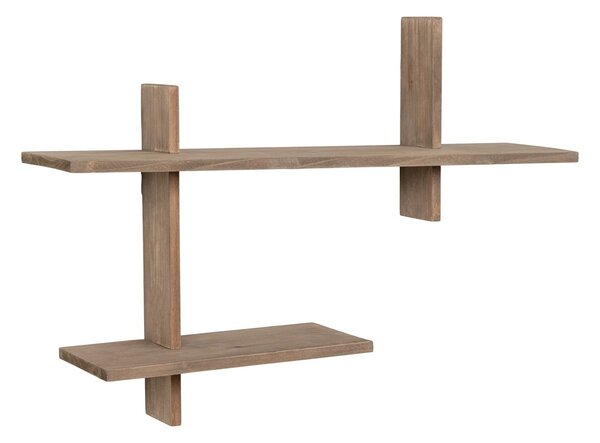 Raft de perete Ovada, Natural, 15x60x44 cm