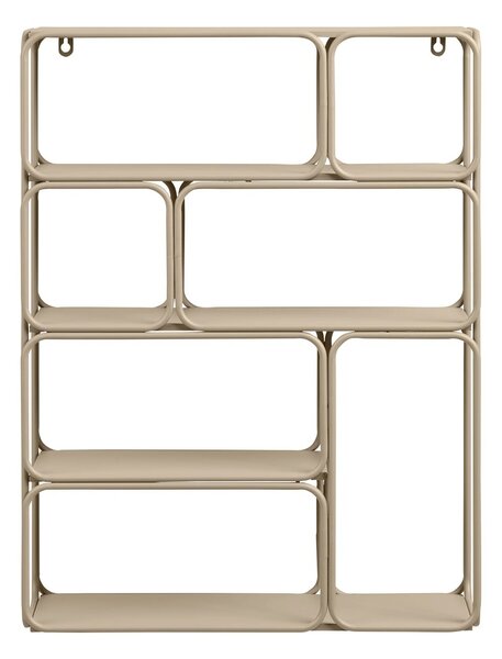 Raft de perete Lanciano, Bej, 18x48x64 cm