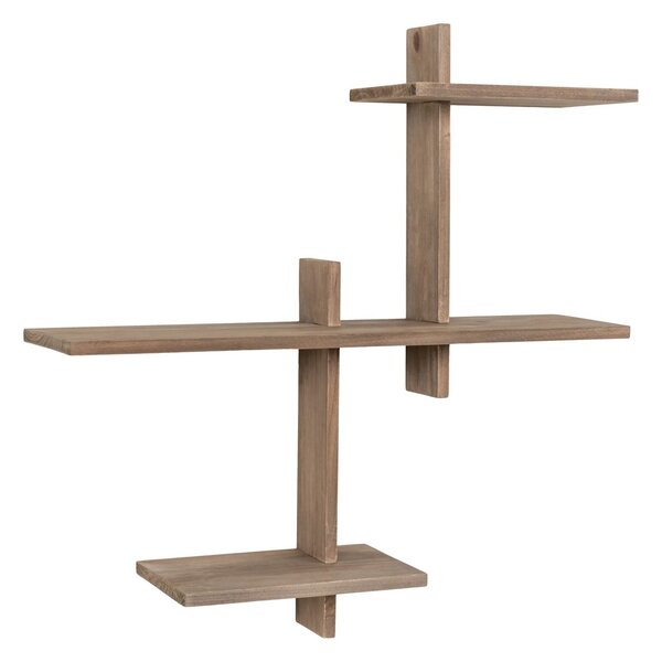 Raft de perete Gavi, Natural, 15x55x55 cm