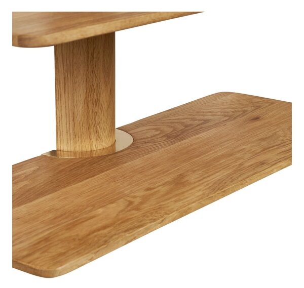 Raft de perete Calcata, Nuc deschis, 22x55x55.5 cm