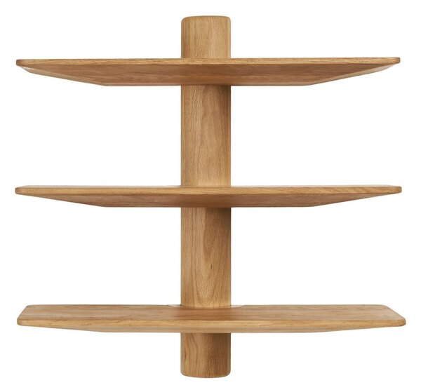 Raft de perete Calcata, Nuc deschis, 22x55x55.5 cm