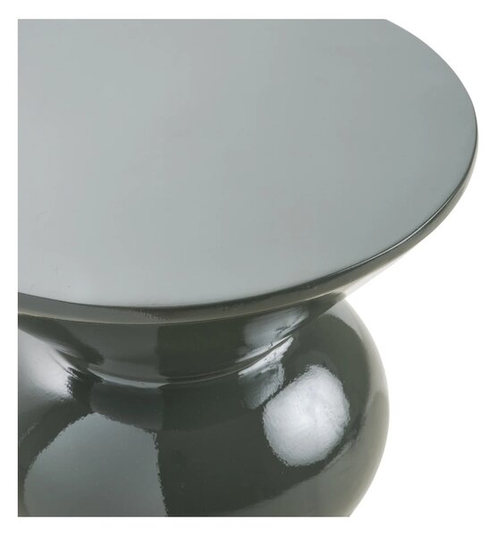 Masuta laterala Rosolina, Verde, 33.5x33.5x40.5 cm