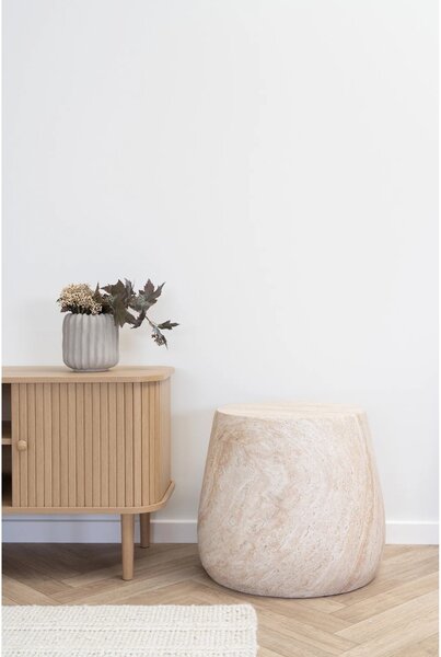 Masuta laterala Bonn, Natural, 47.5x47.5x41 cm