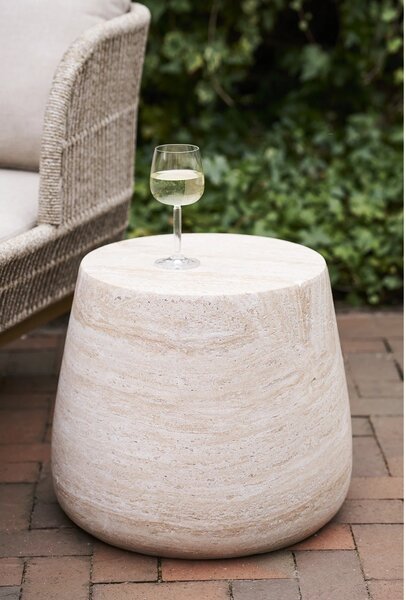 Masuta laterala Bonn, Natural, 47.5x47.5x41 cm